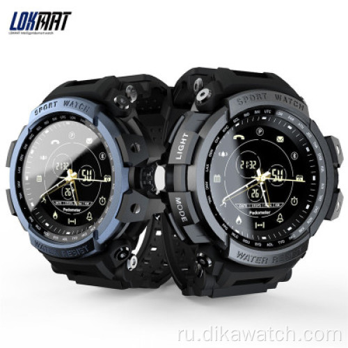 LOKMAT MK28, спортивные умные часы, браслет, информация, толчок, IP68, водонепроницаемые, умные часы, мужские часы, часы для звонков на iOS и Android